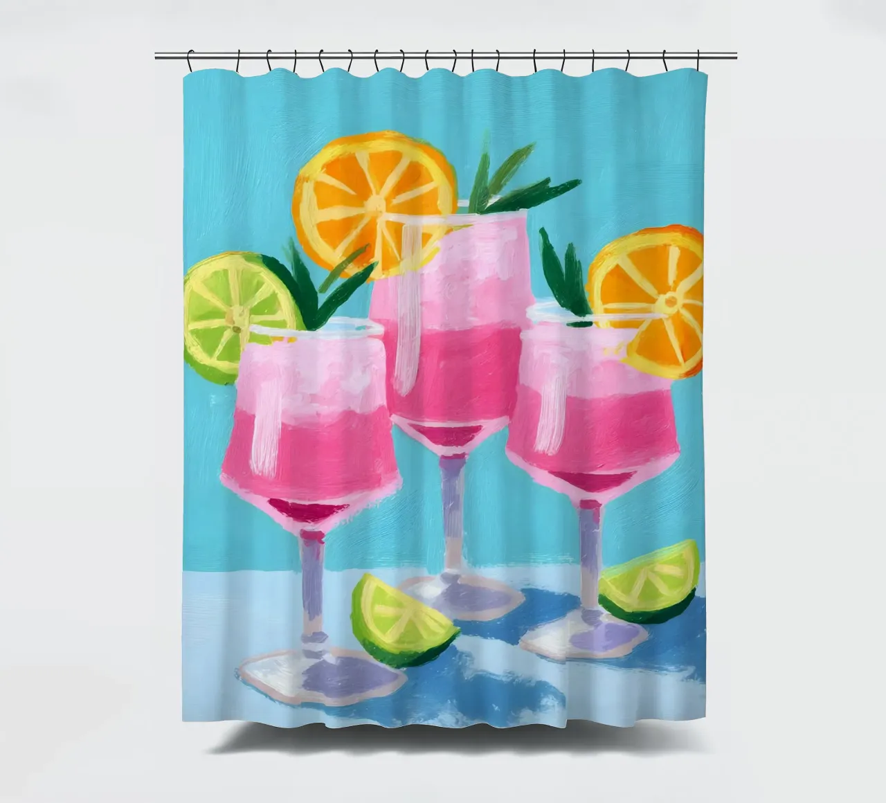 Summer Cocktails rideau de douche de Gypsy Galleria