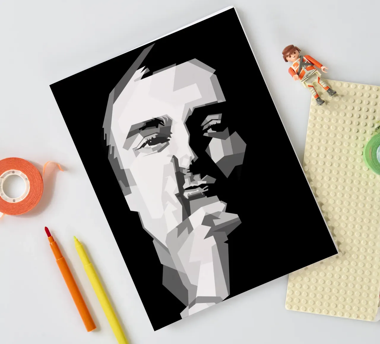 Phill Collins Genesis Singer Musician Trending Now notebook by Artkreator
