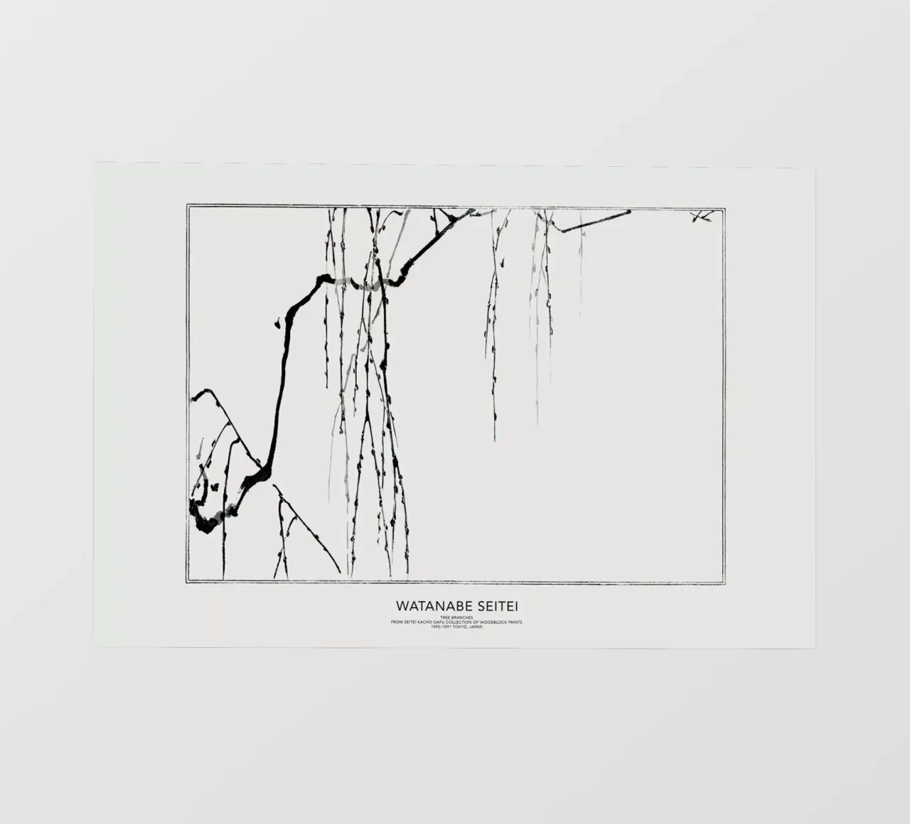 Seitei - Tree Branches telo in pvc da Vintage by JUNIQE