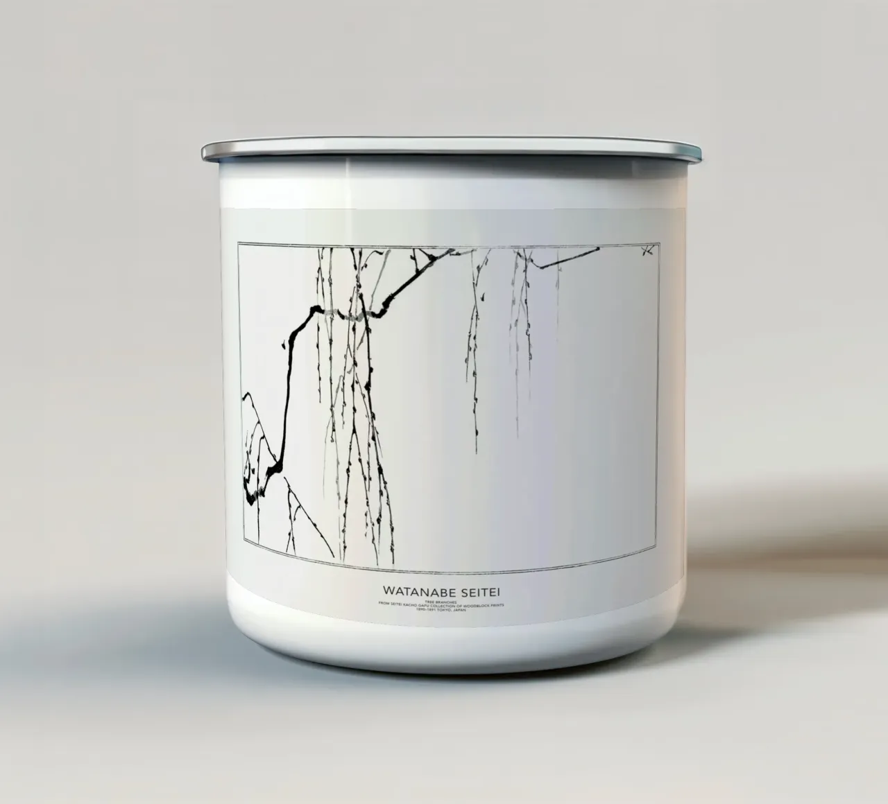 Seitei - Tree Branches tazza in smalto da Vintage by JUNIQE