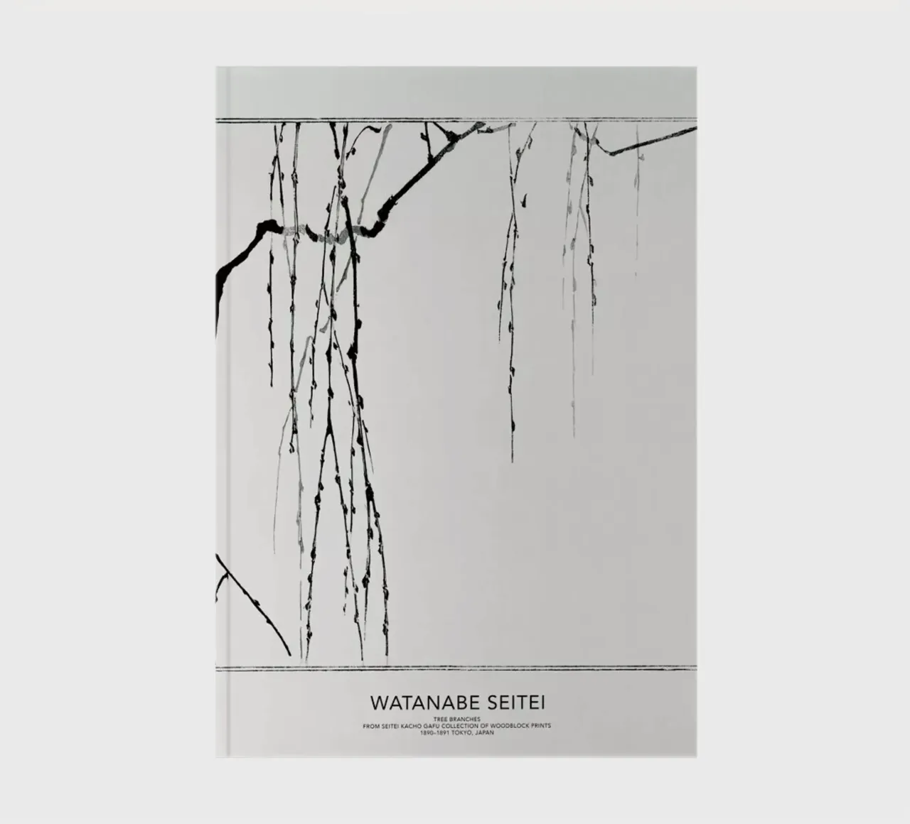 Seitei - Tree Branches notebook by Vintage by JUNIQE