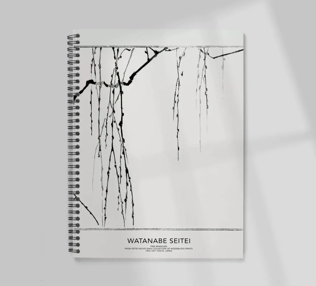 Seitei - Tree Branches spiral notebook by Vintage by JUNIQE