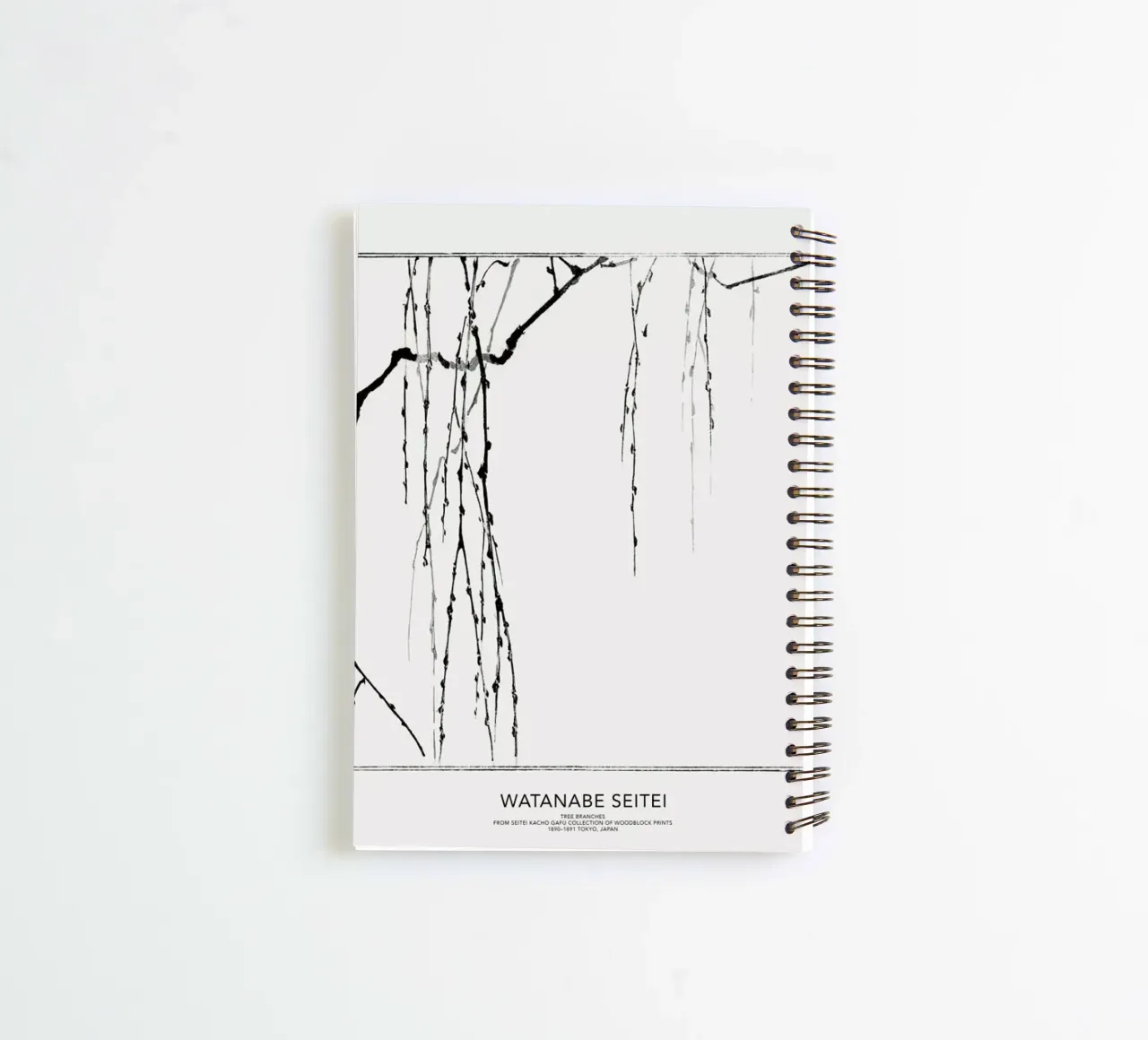 Seitei - Tree Branches spiral notebook by Vintage by JUNIQE