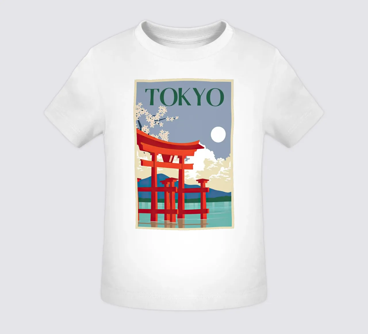 Travel - Tokyo Japanesse baby t-shirt by busaw