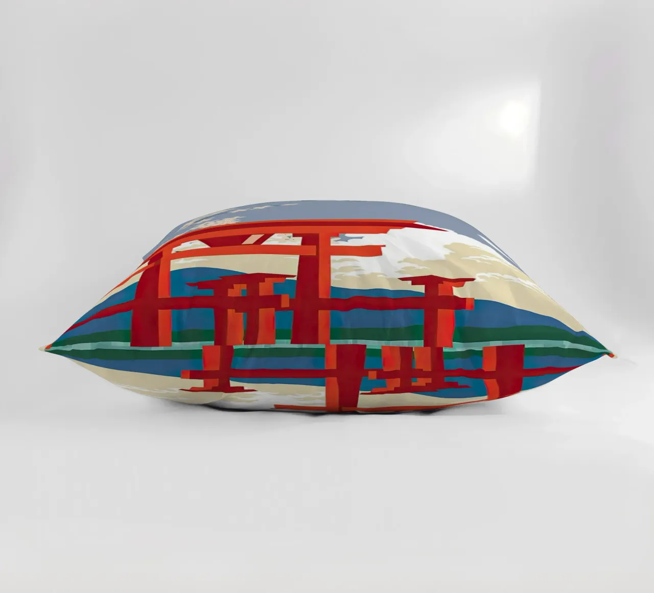 Travel - Tokyo Japanesse decorative cushion by busaw