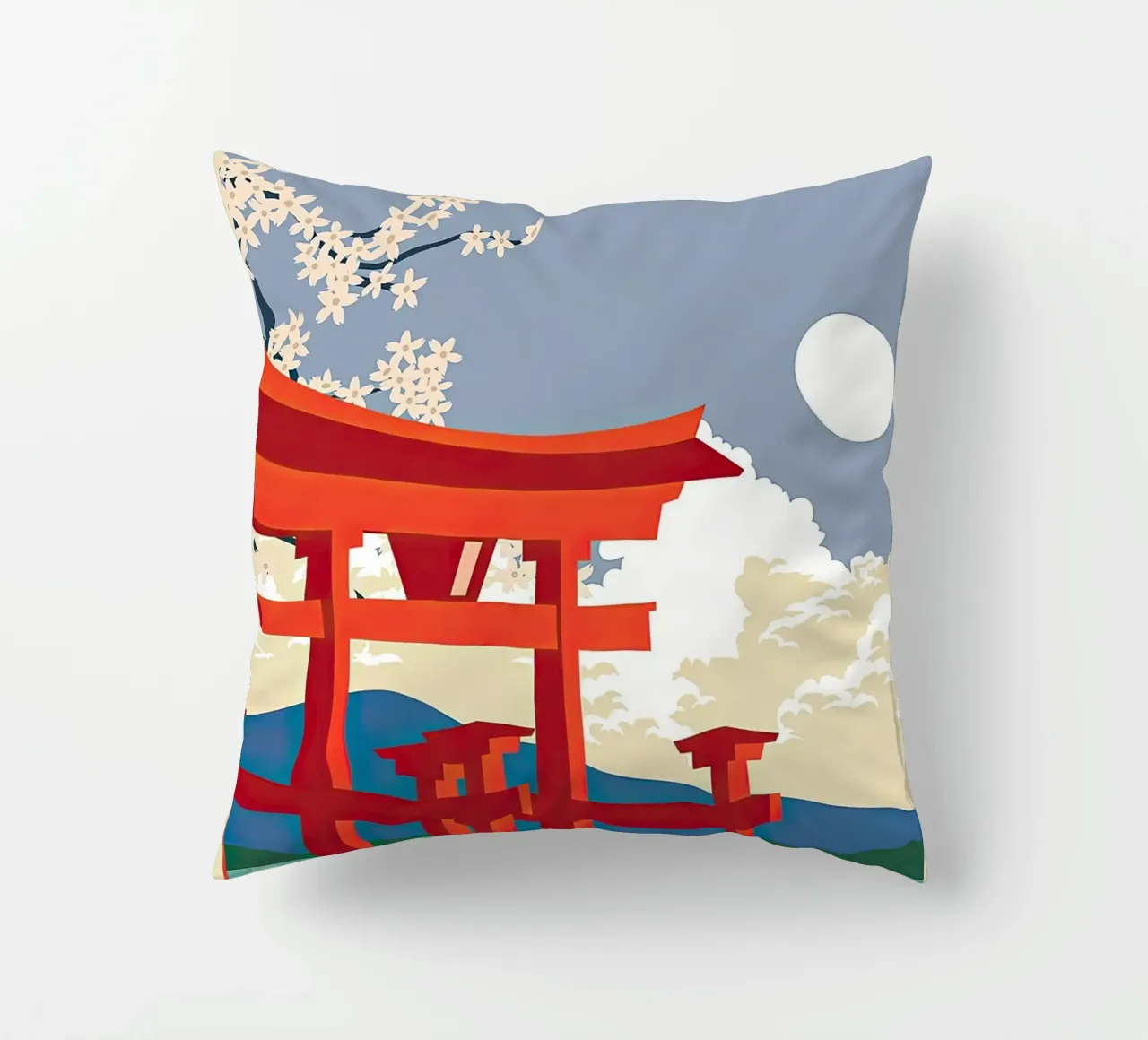 Travel - Tokyo Japanesse decorative cushion by busaw
