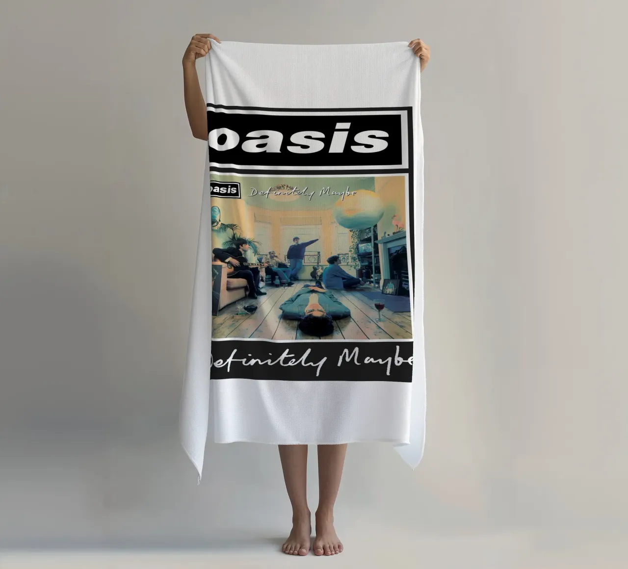 Oasis Sicuramente Forse telo mare da hendrikklamb