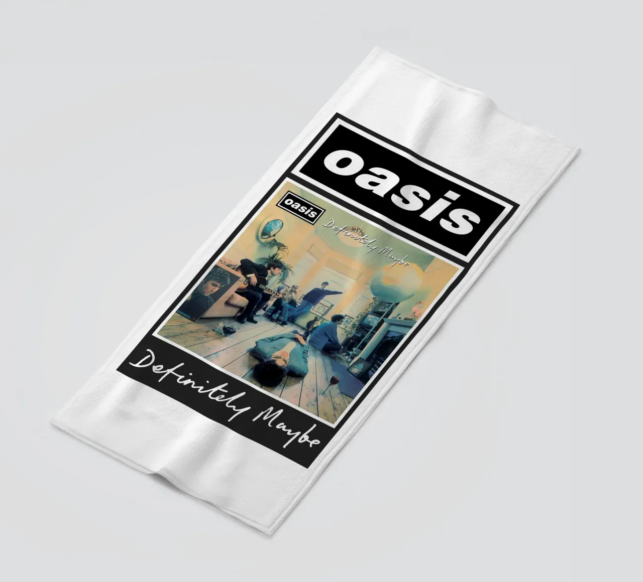 Oasis Sicuramente Forse telo mare da hendrikklamb
