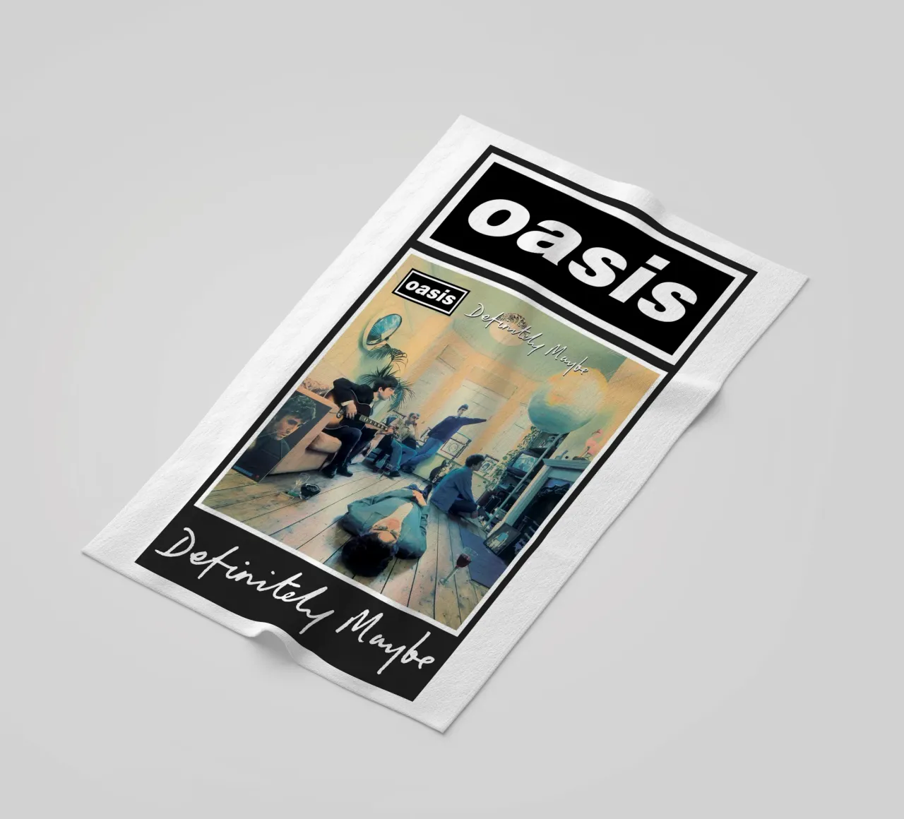 Oasis Sicuramente Forse telo mare da hendrikklamb