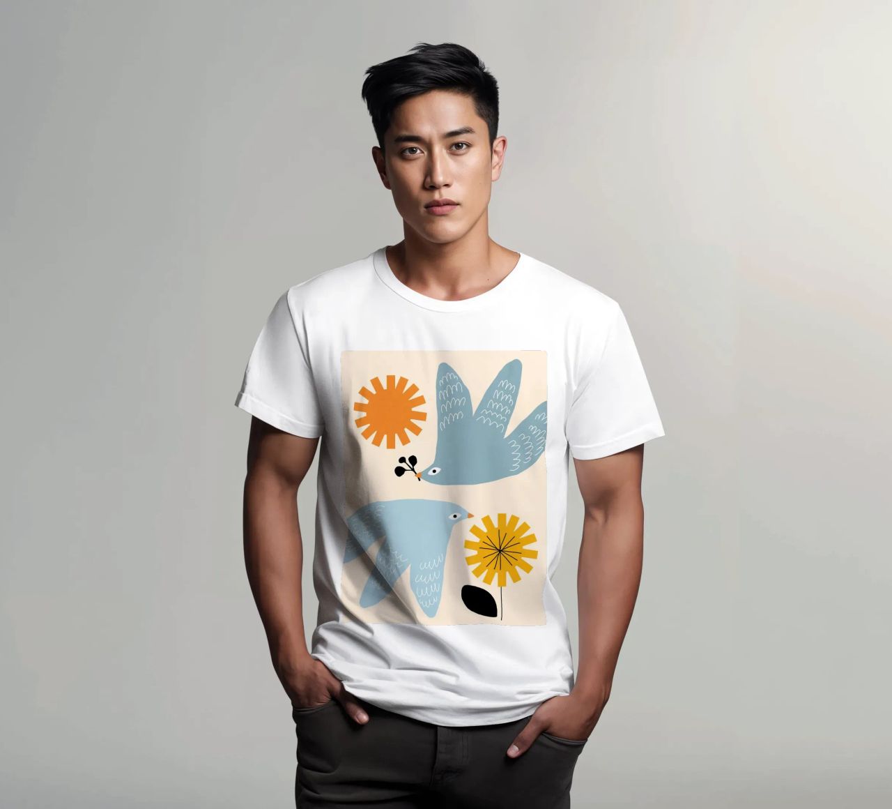 Flirting with Spring t-shirt da Gale Switzer