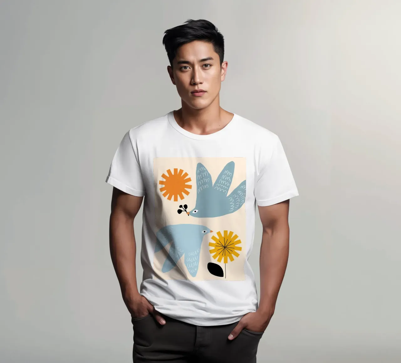 Flirting with Spring t-shirt da Gale Switzer