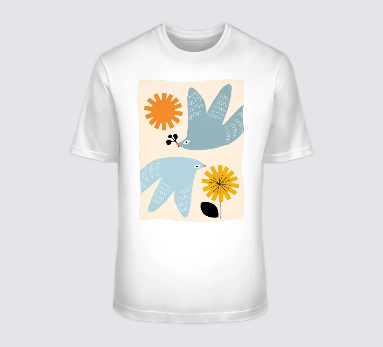Flirting with Spring t-shirt by Gale Switzer