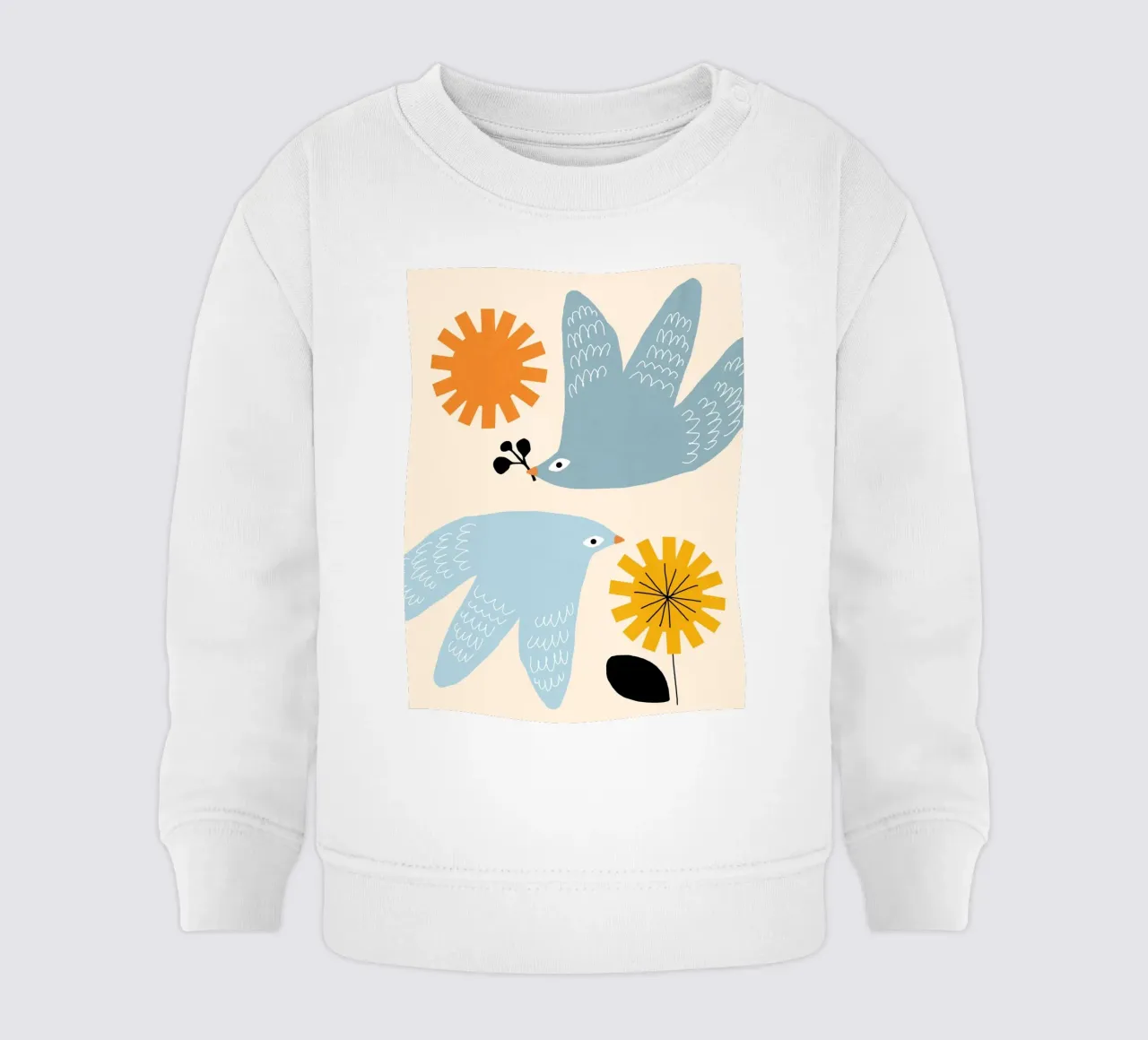 Flirting with Spring felpa neonato da Gale Switzer