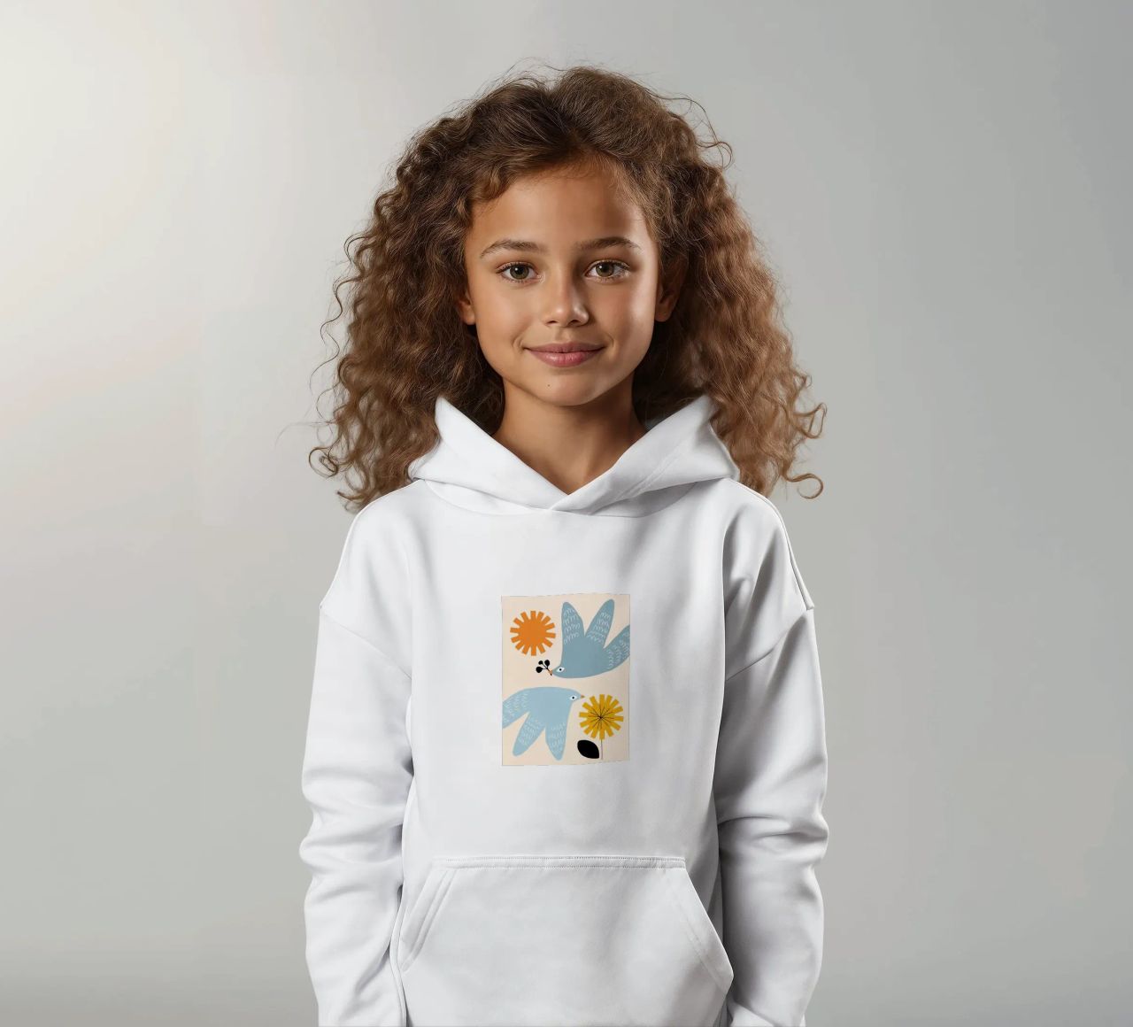 Flirting with Spring felpa bambino con cappuccio da Gale Switzer