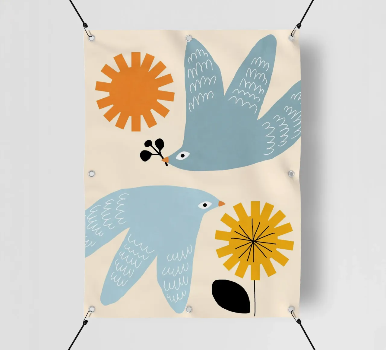 Flirting with Spring telo in pvc da Gale Switzer