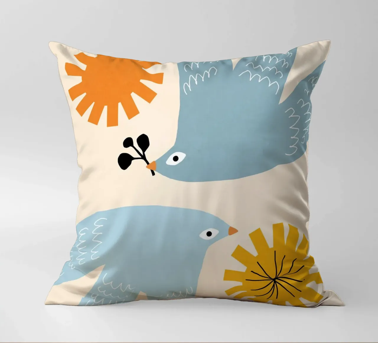Flirting with Spring Kissen von Gale Switzer