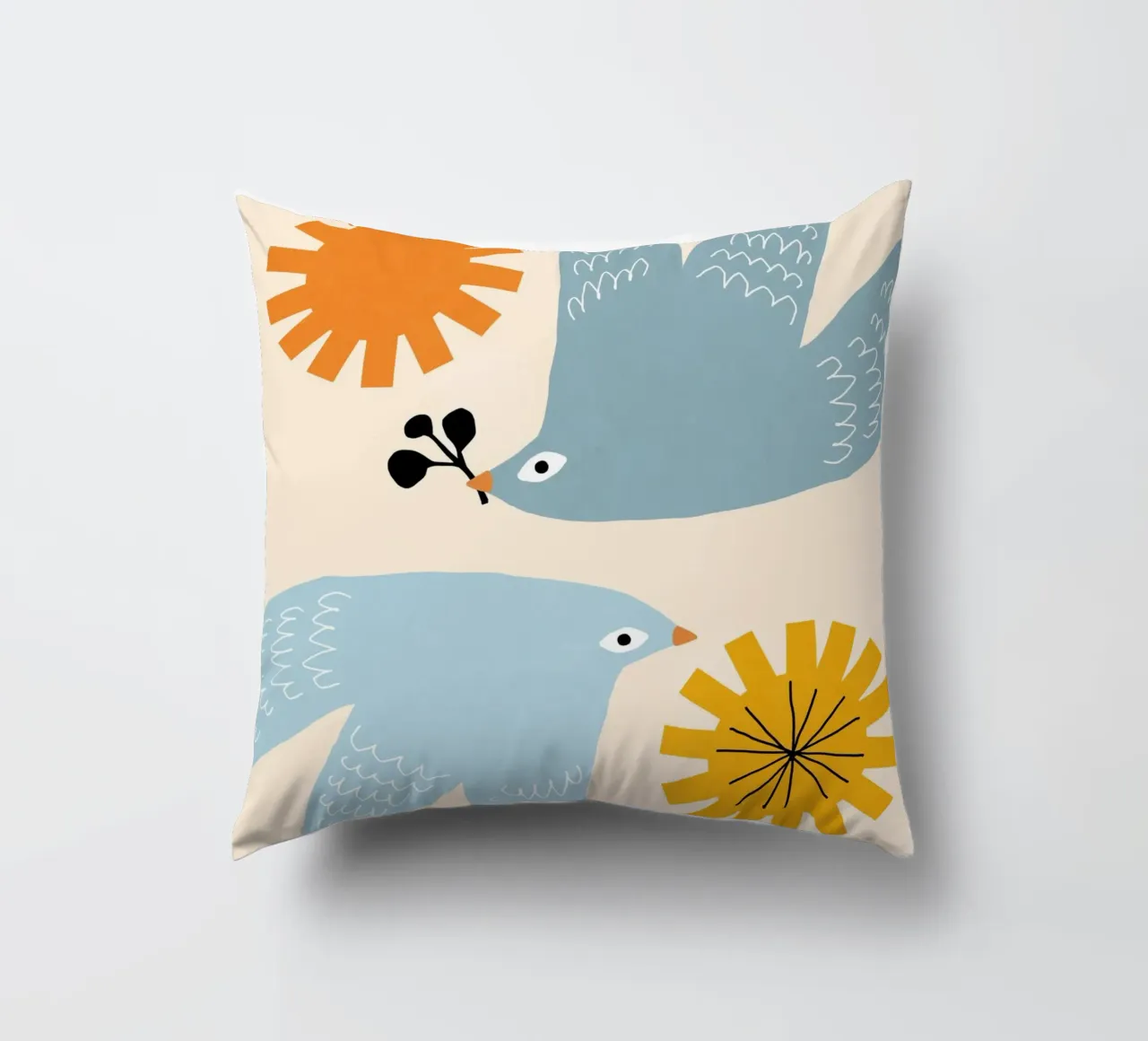 Flirting with Spring Kissen von Gale Switzer