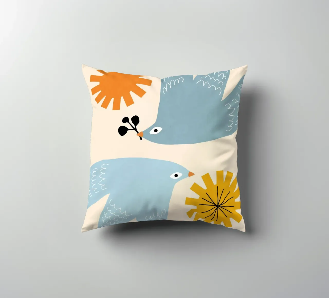 Flirting with Spring cuscino da Gale Switzer