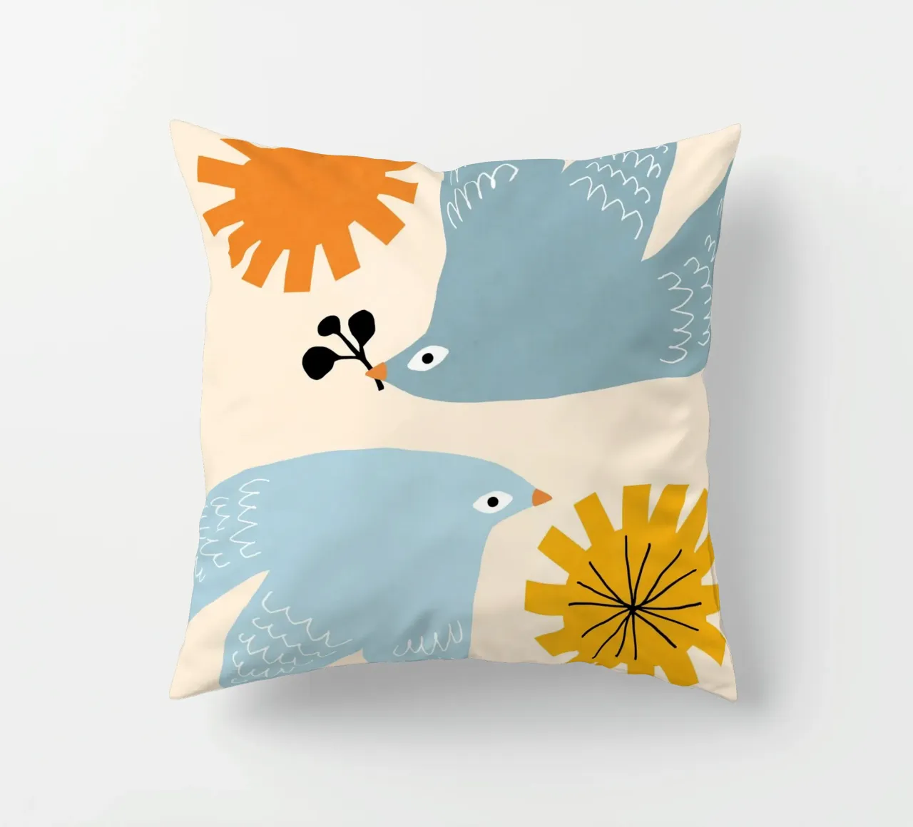 Flirting with Spring cuscino da Gale Switzer