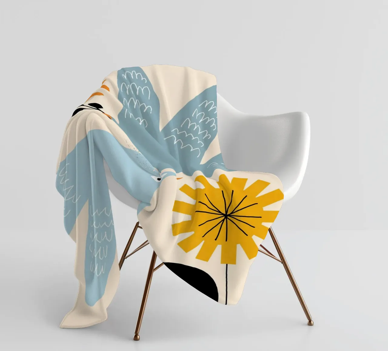 Flirting with Spring manta de franela de Gale Switzer