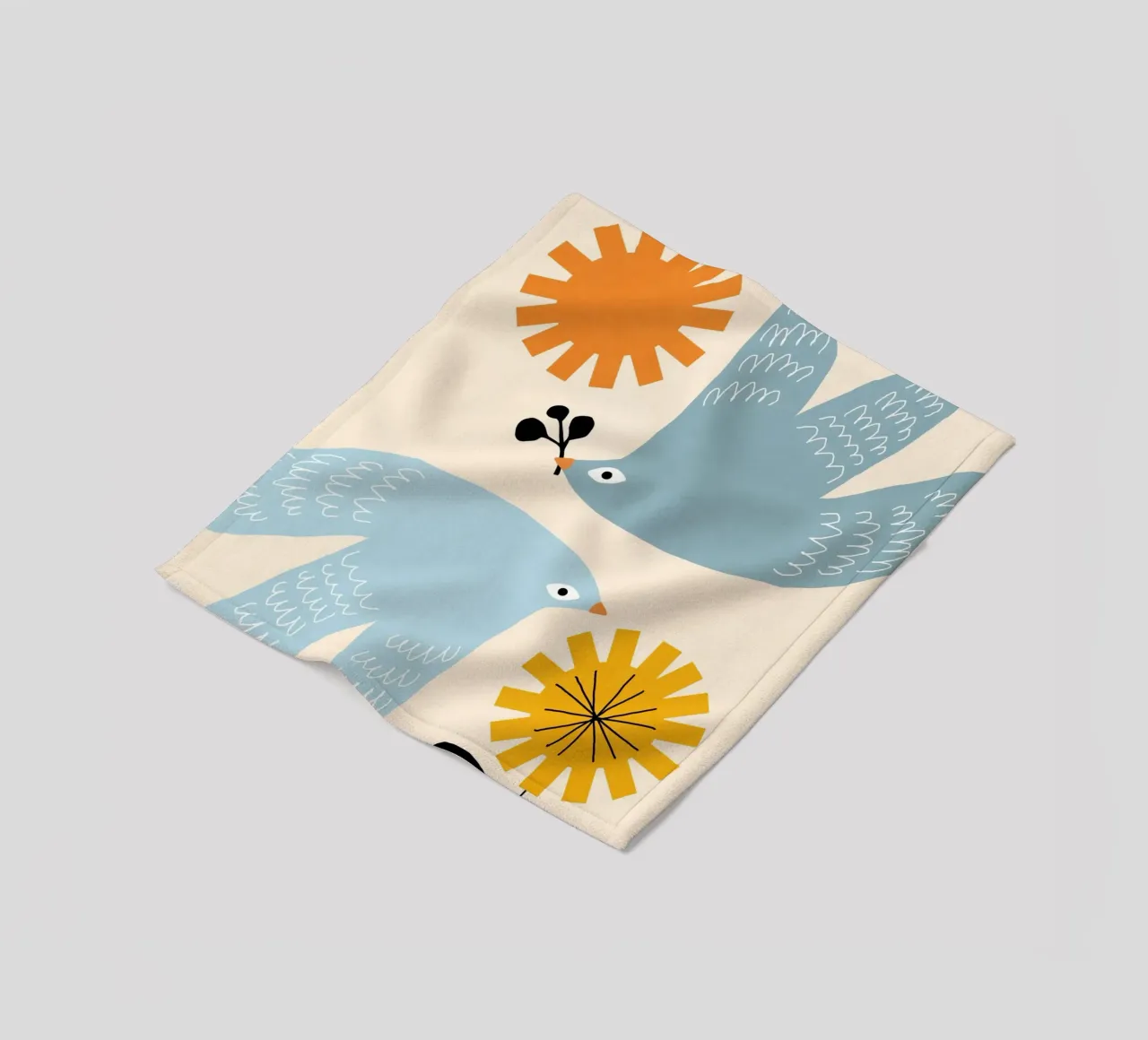 Flirting with Spring coperta in pile da Gale Switzer