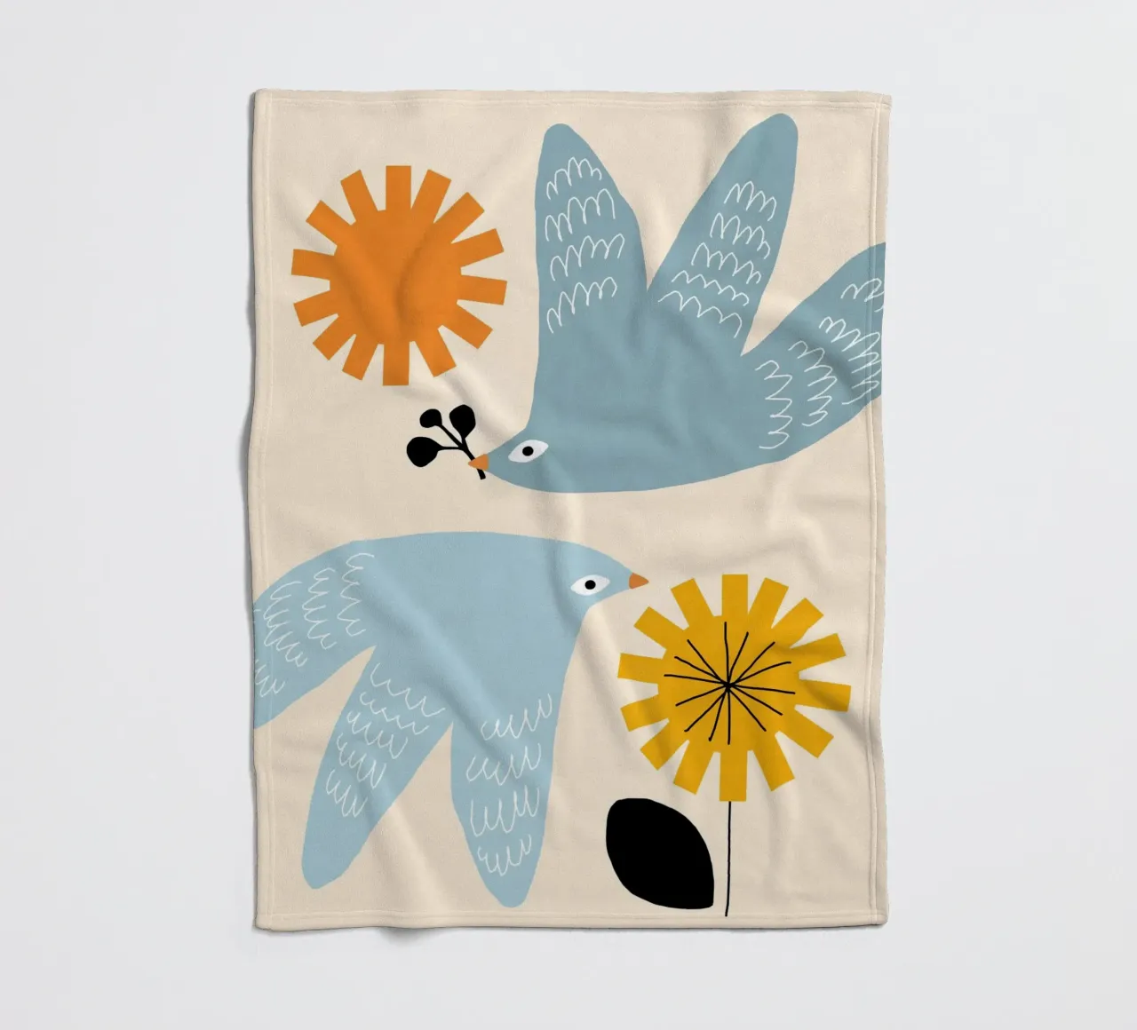 Flirting with Spring coperta in pile da Gale Switzer