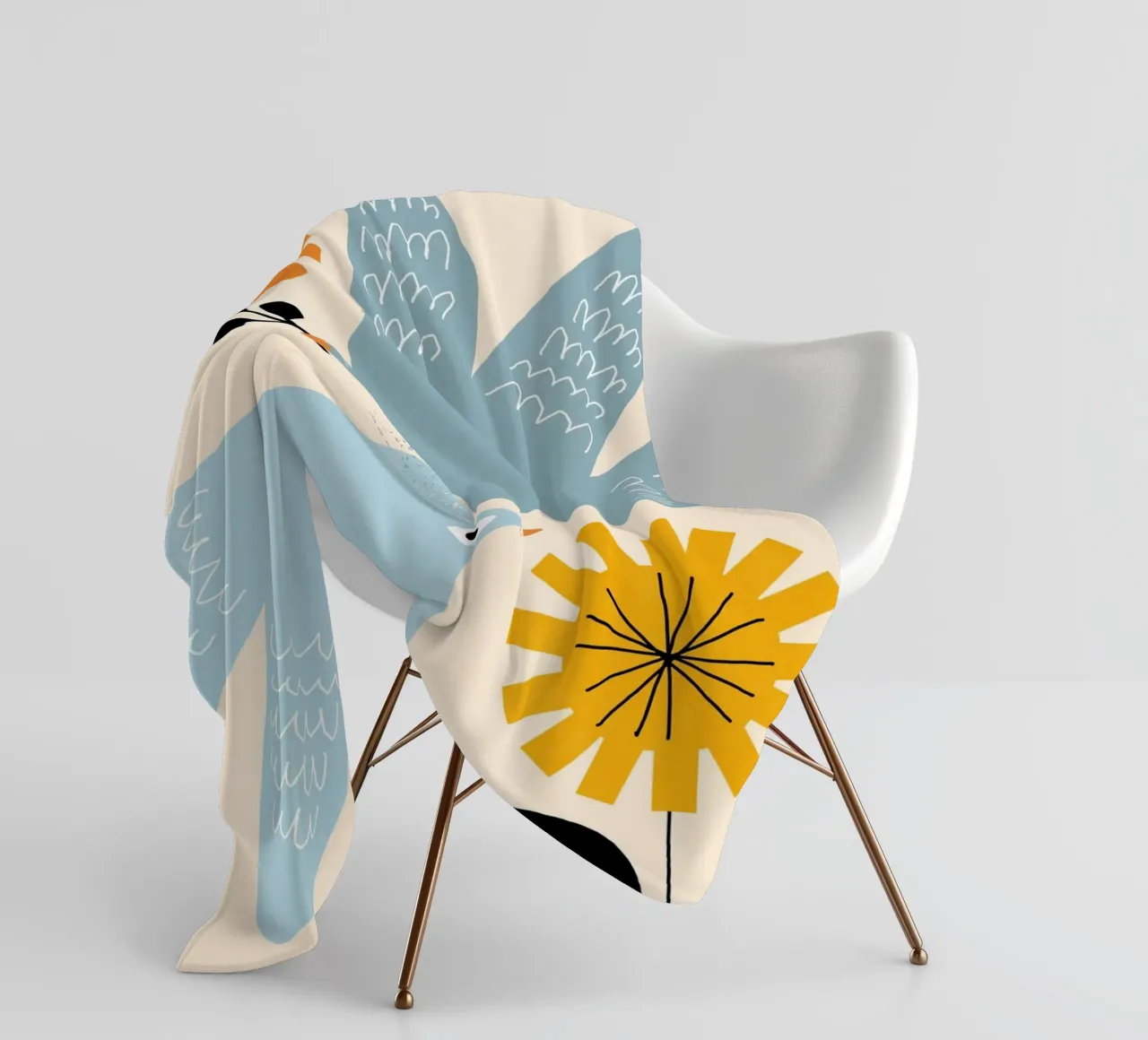 Flirting with Spring manta de franela de Gale Switzer