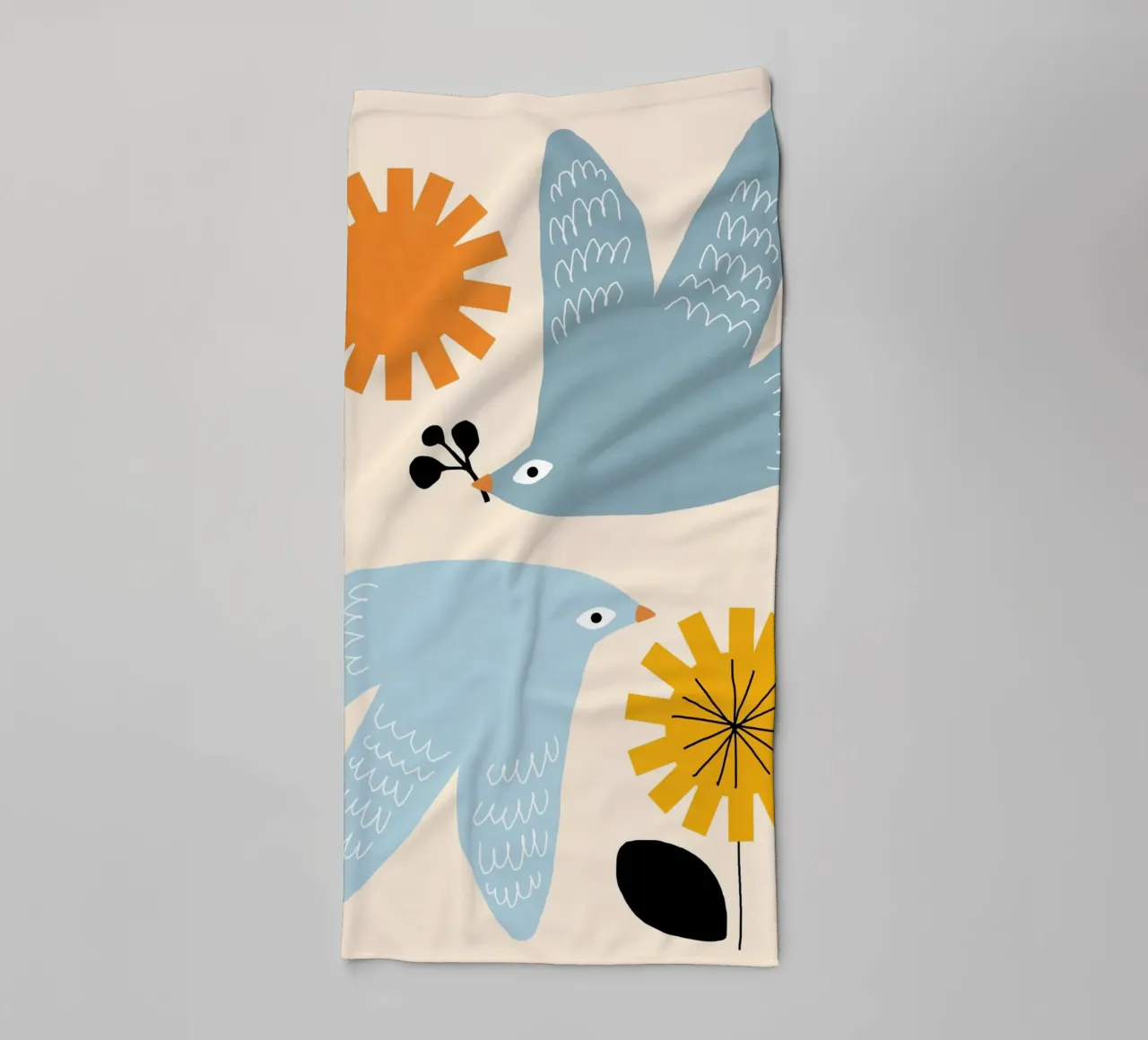 Flirting with Spring toalla de baño de Gale Switzer