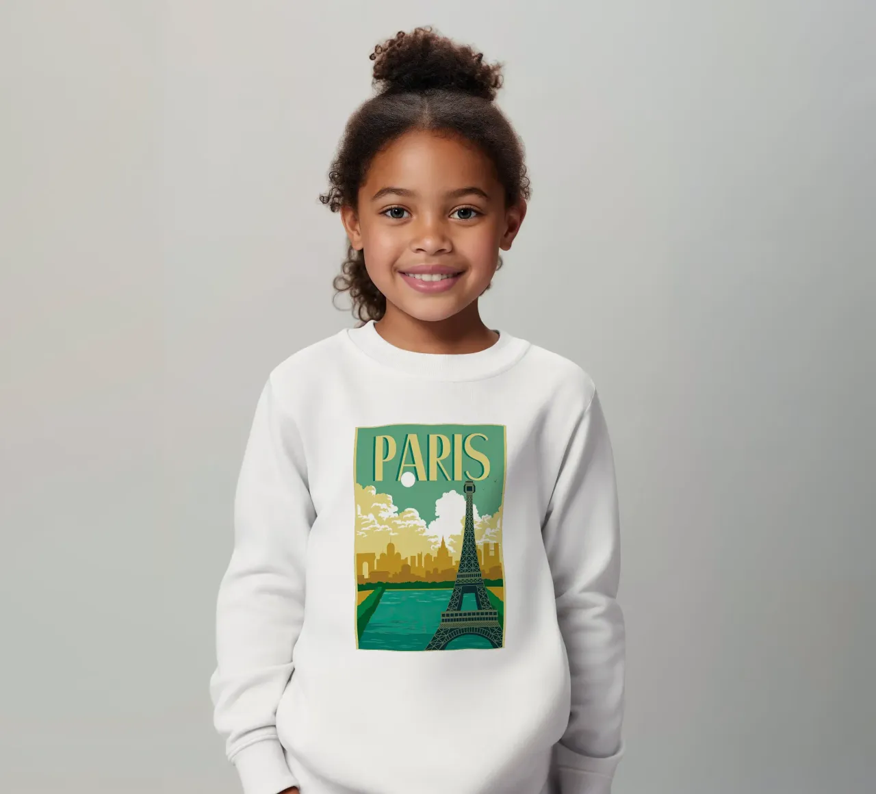 Travel - Paris Wonderland kids sweatshirt by busaw