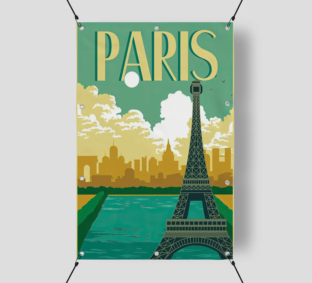 Travel - Paris Wonderland pvc-zeil van busaw