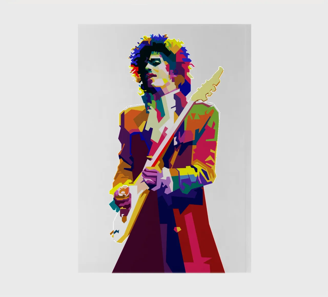 Prince Rock Singer Musician WPAP Trending Now notebook by Artkreator