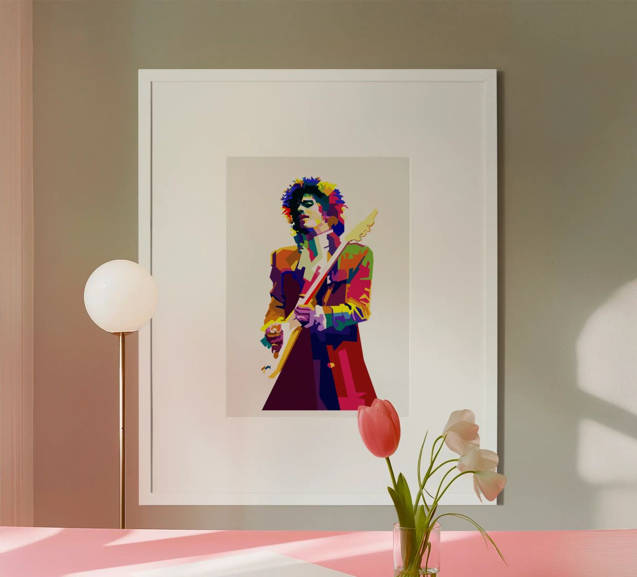 Prince Rock Zanger Muzikant WPAP Nu Trending poster van Artkreator
