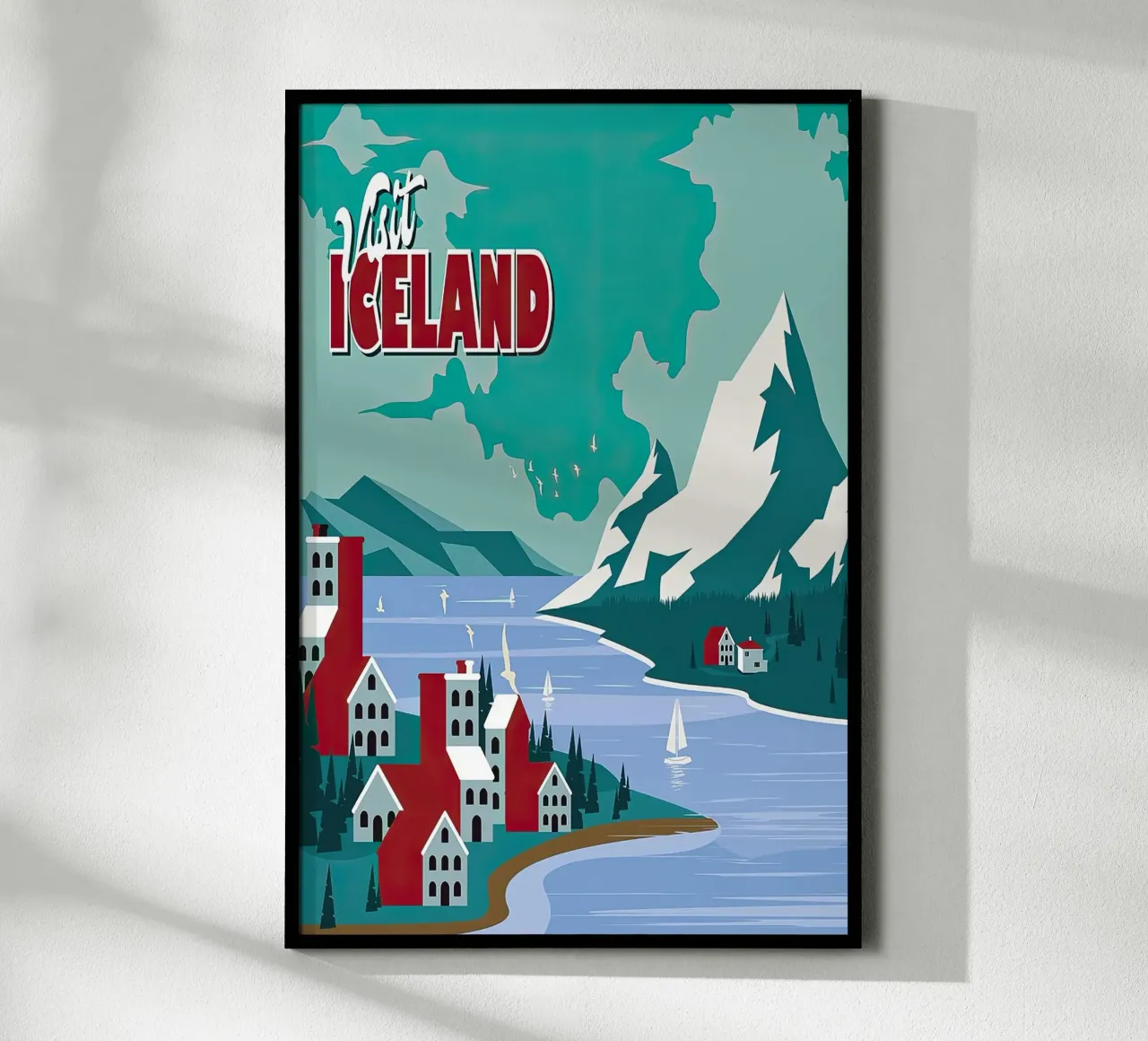 Reisen - Besuchen Sie das schöne Island Poster von busaw