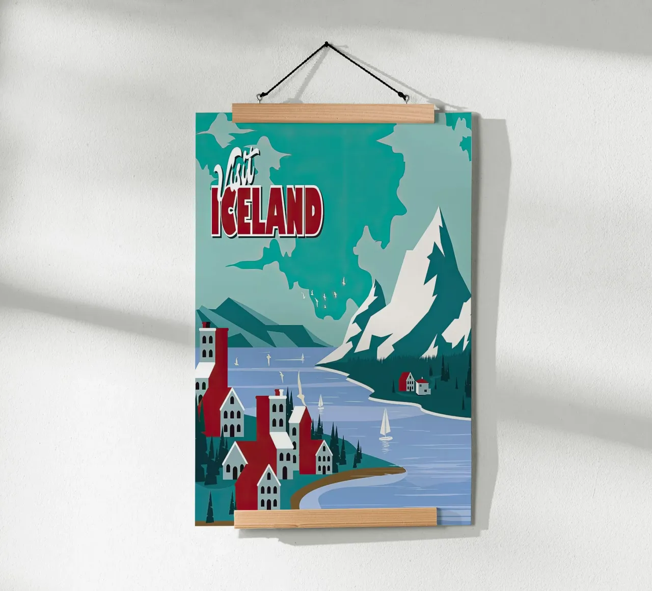 Reisen - Besuchen Sie das schöne Island Poster von busaw