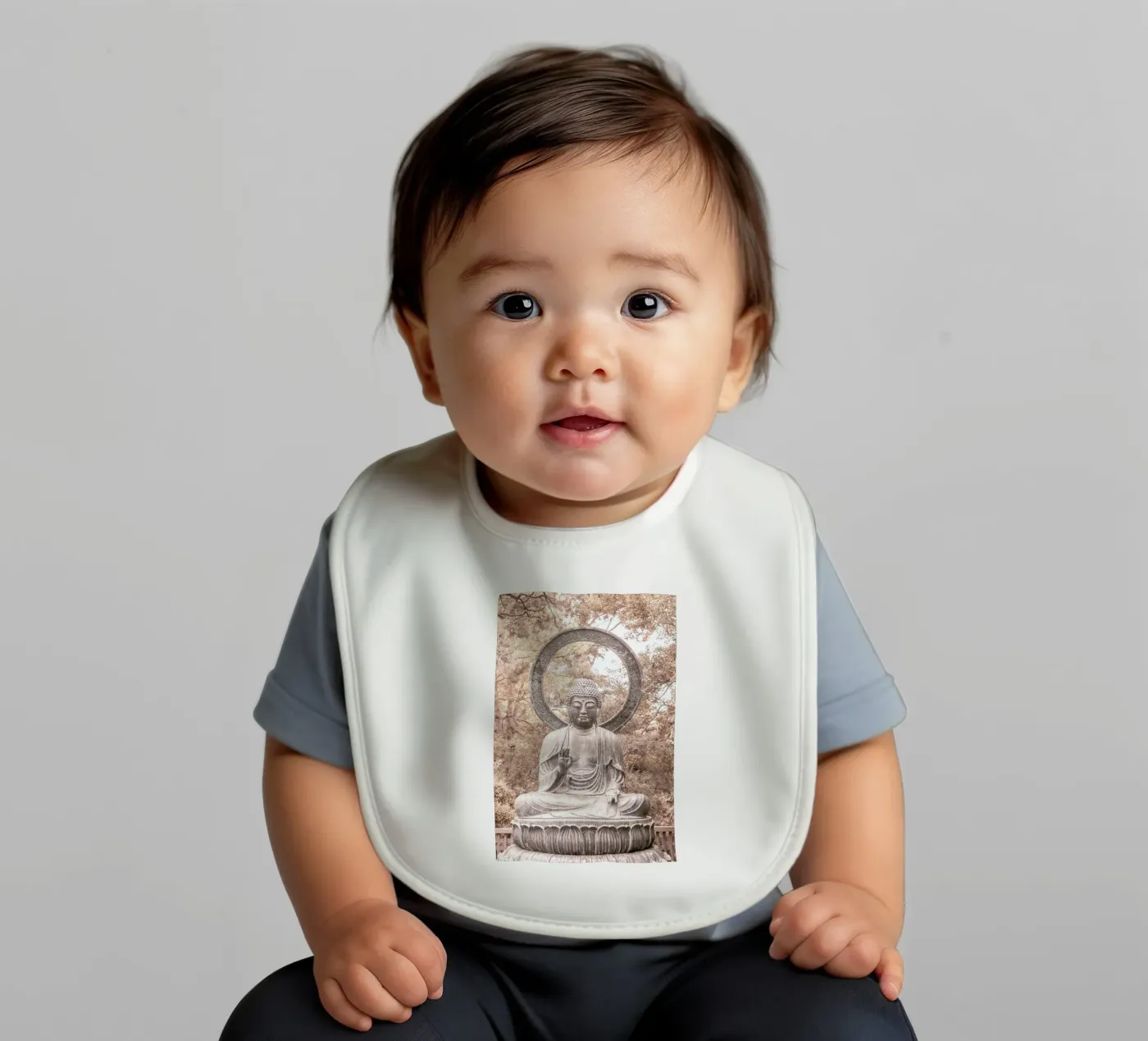 Buda baby bib by Shot By Clint
