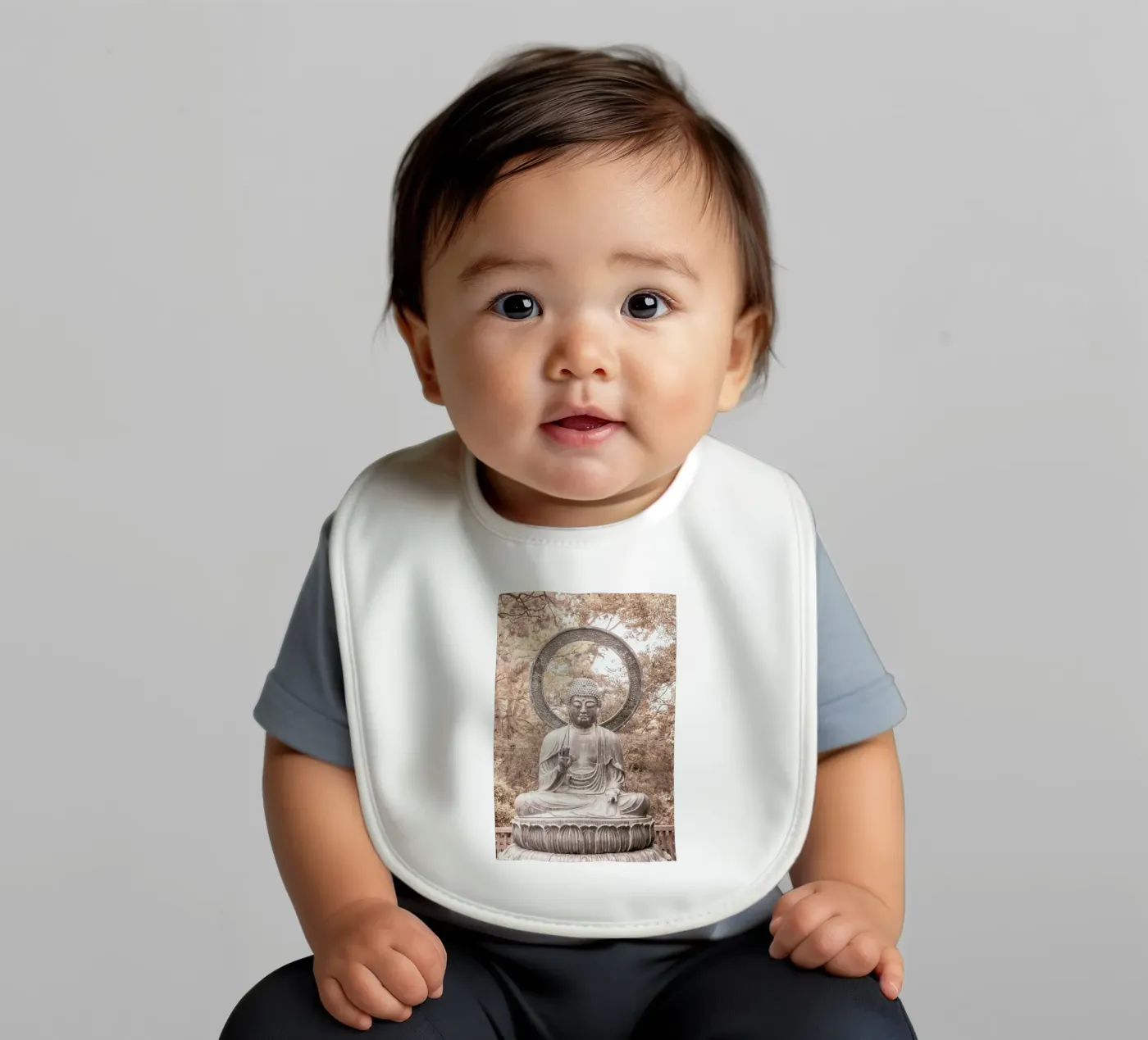 Buda baby bib by Shot By Clint