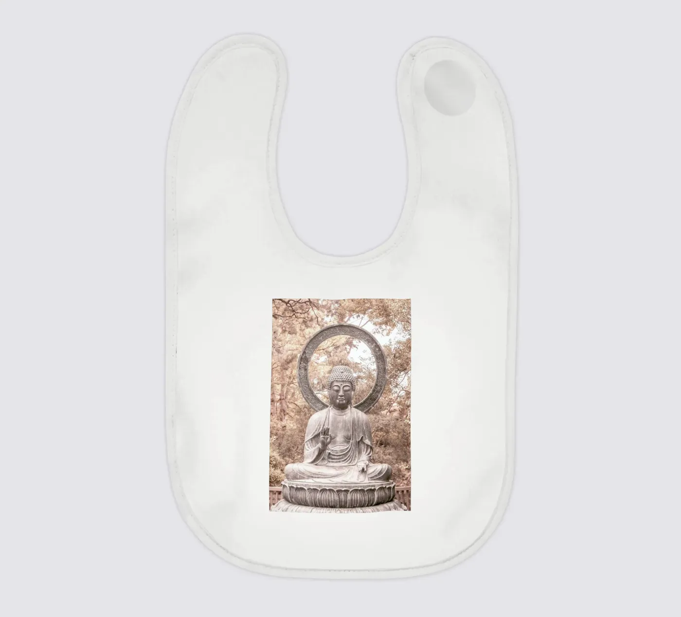 Buda baby bib by Shot By Clint