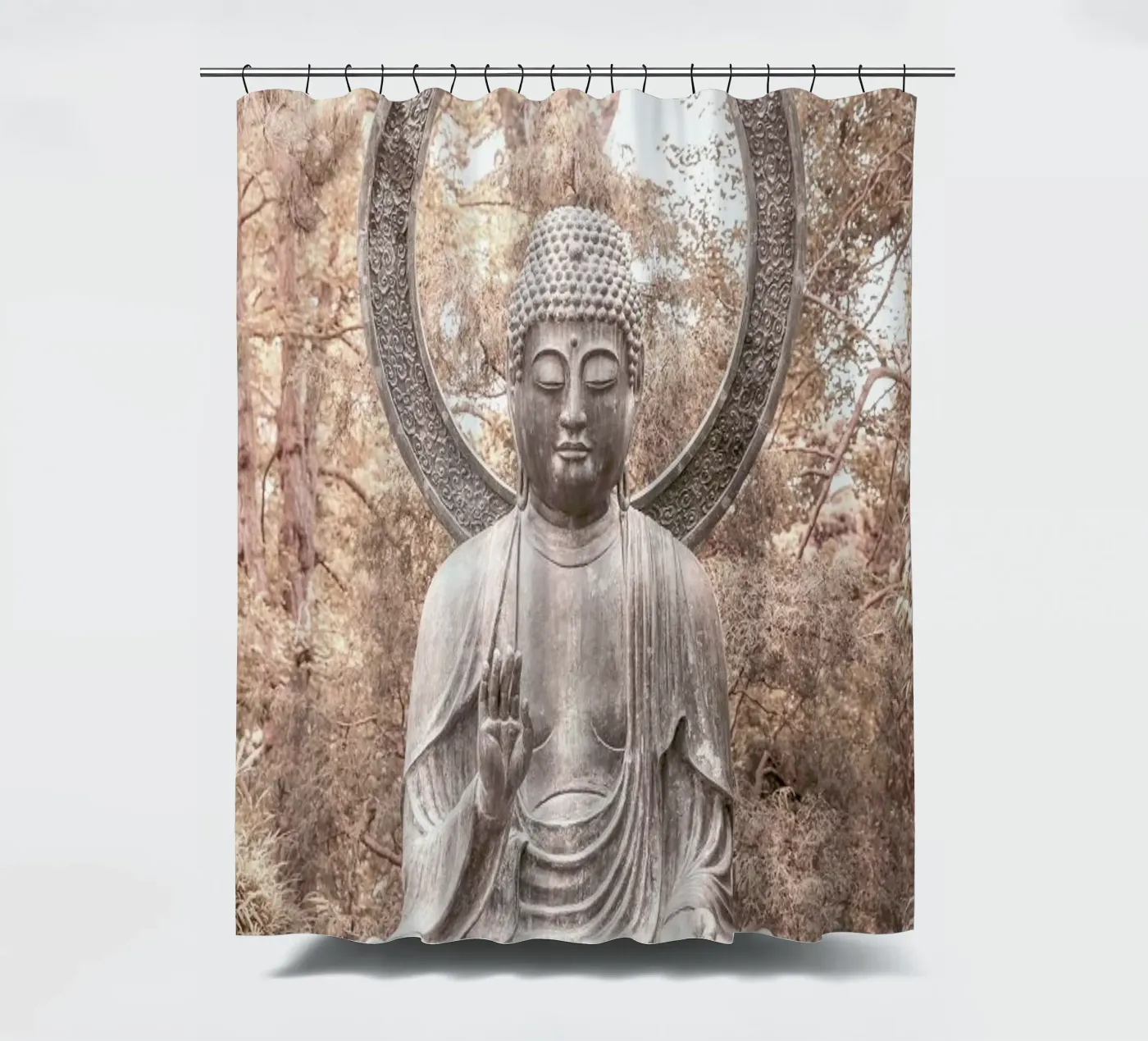 Buda Duschvorhang von Shot By Clint