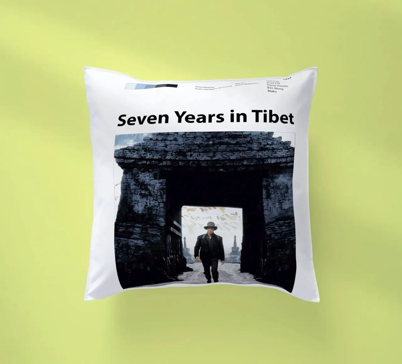 Sette anni in Tibet cuscino da The Movie Wall