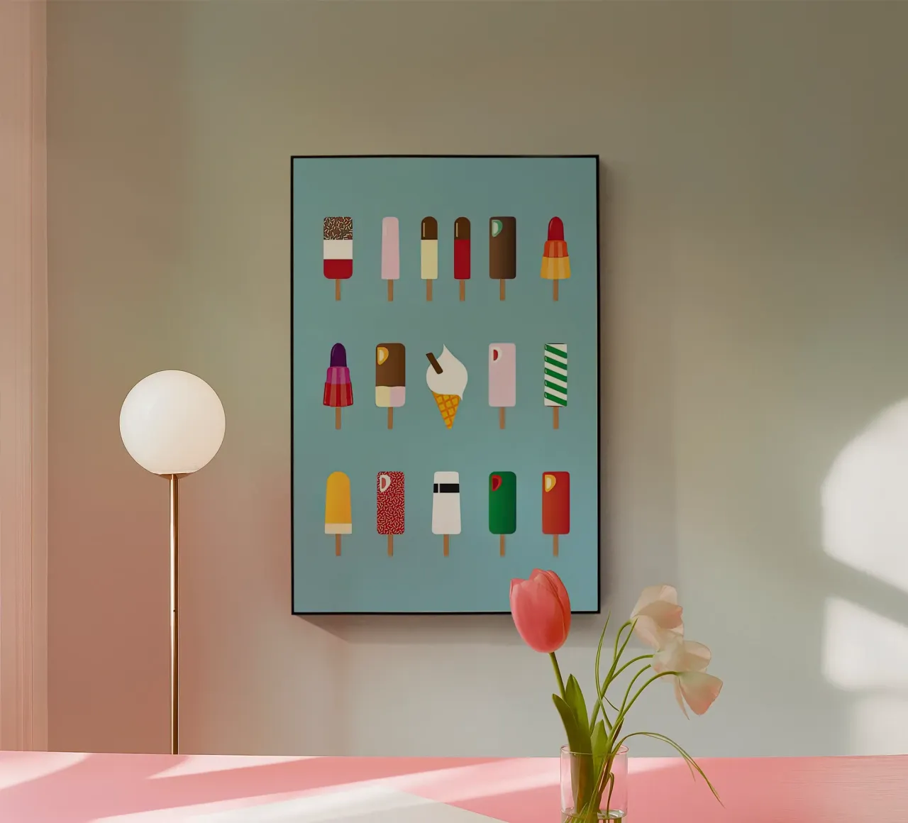 Gelato classico plexiglass da aaron Shop