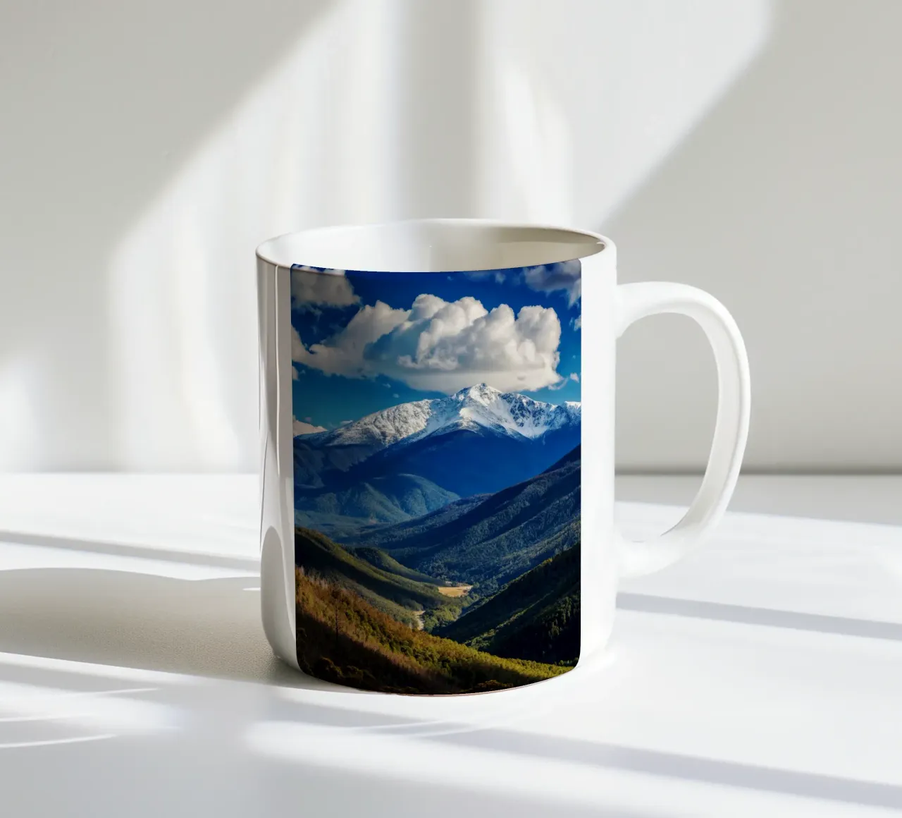 Mount Kosciuszko View Nature Photography ceramic mug by SerongSoulS