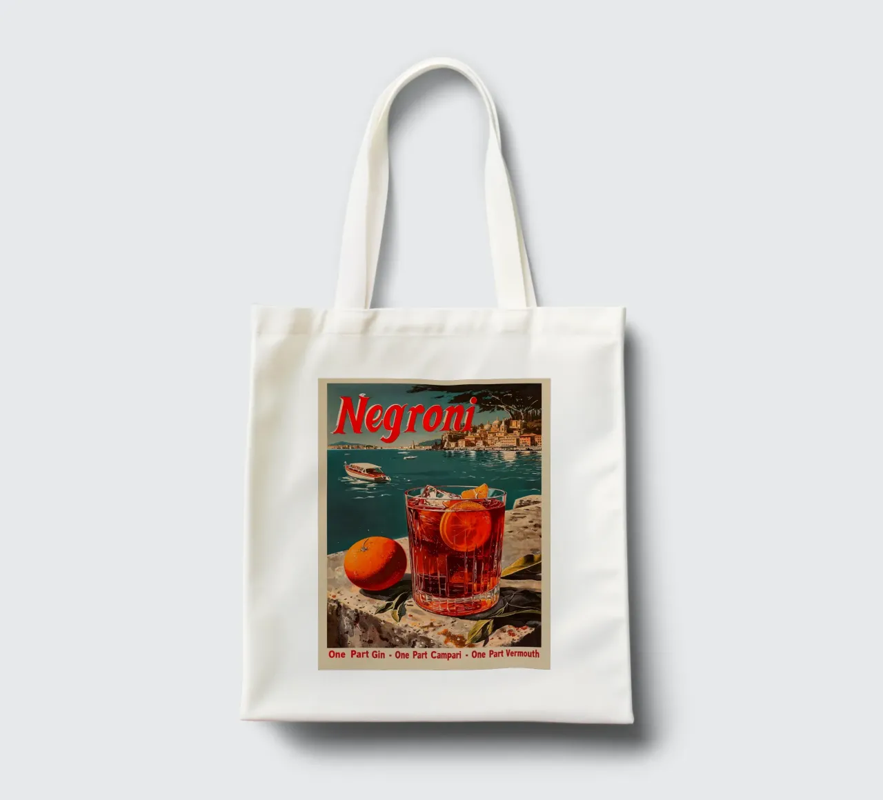 Cocktail Negroni classico borsa in juta da aaron Shop