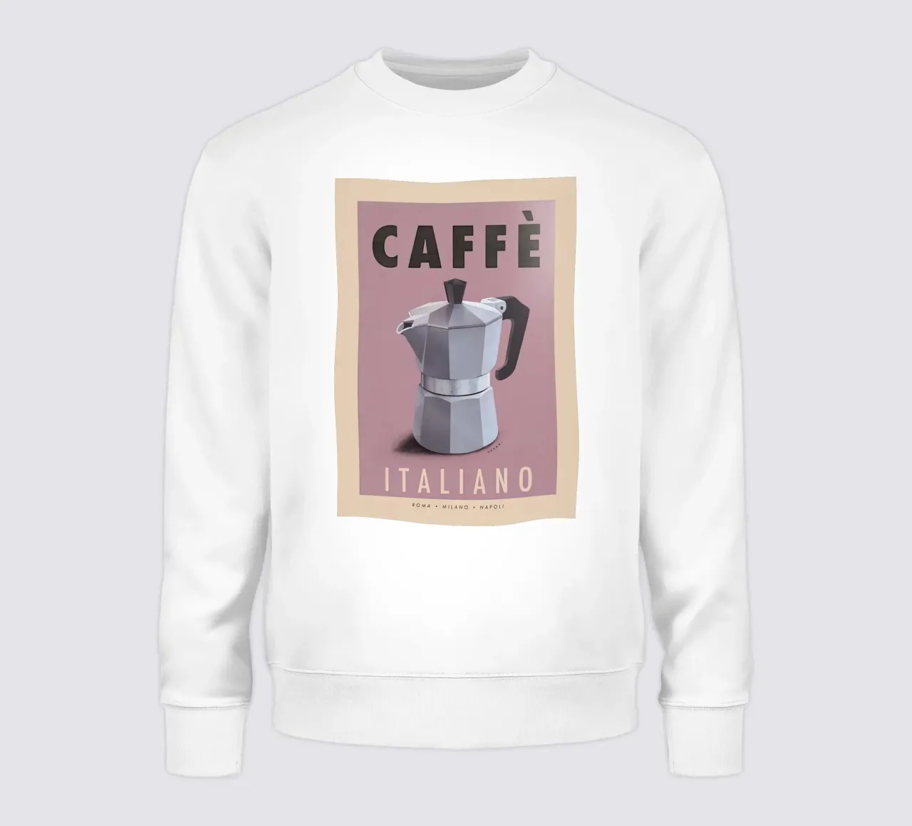 Caffè in caffettiera Moka felpa da aaron Shop