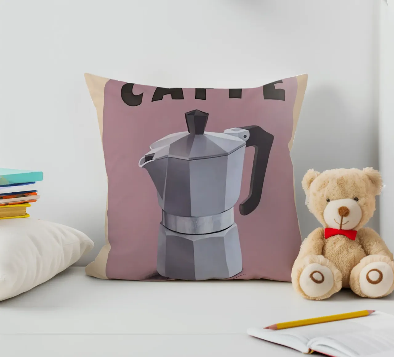 Caffè in caffettiera Moka cuscino da aaron Shop