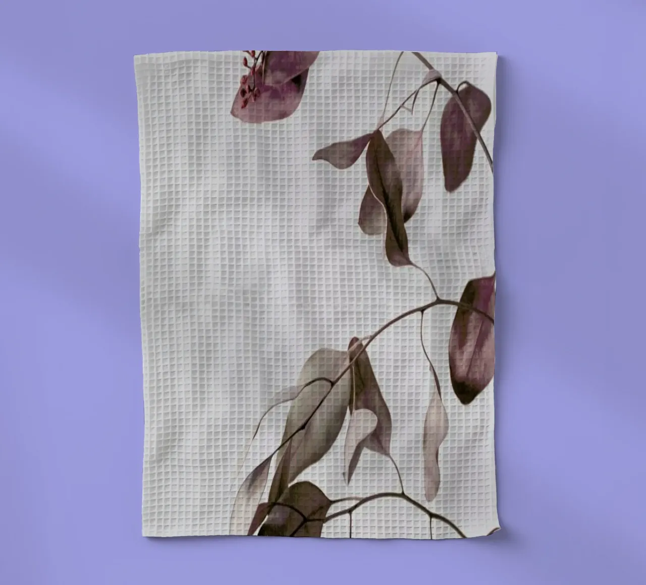 Red Purple Peach Dried Eucalyptus Branches canovaccio da cucina da Studio Nahili