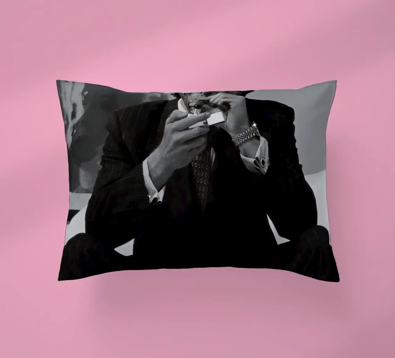 Patrick Bateman cuscino da aaron Shop