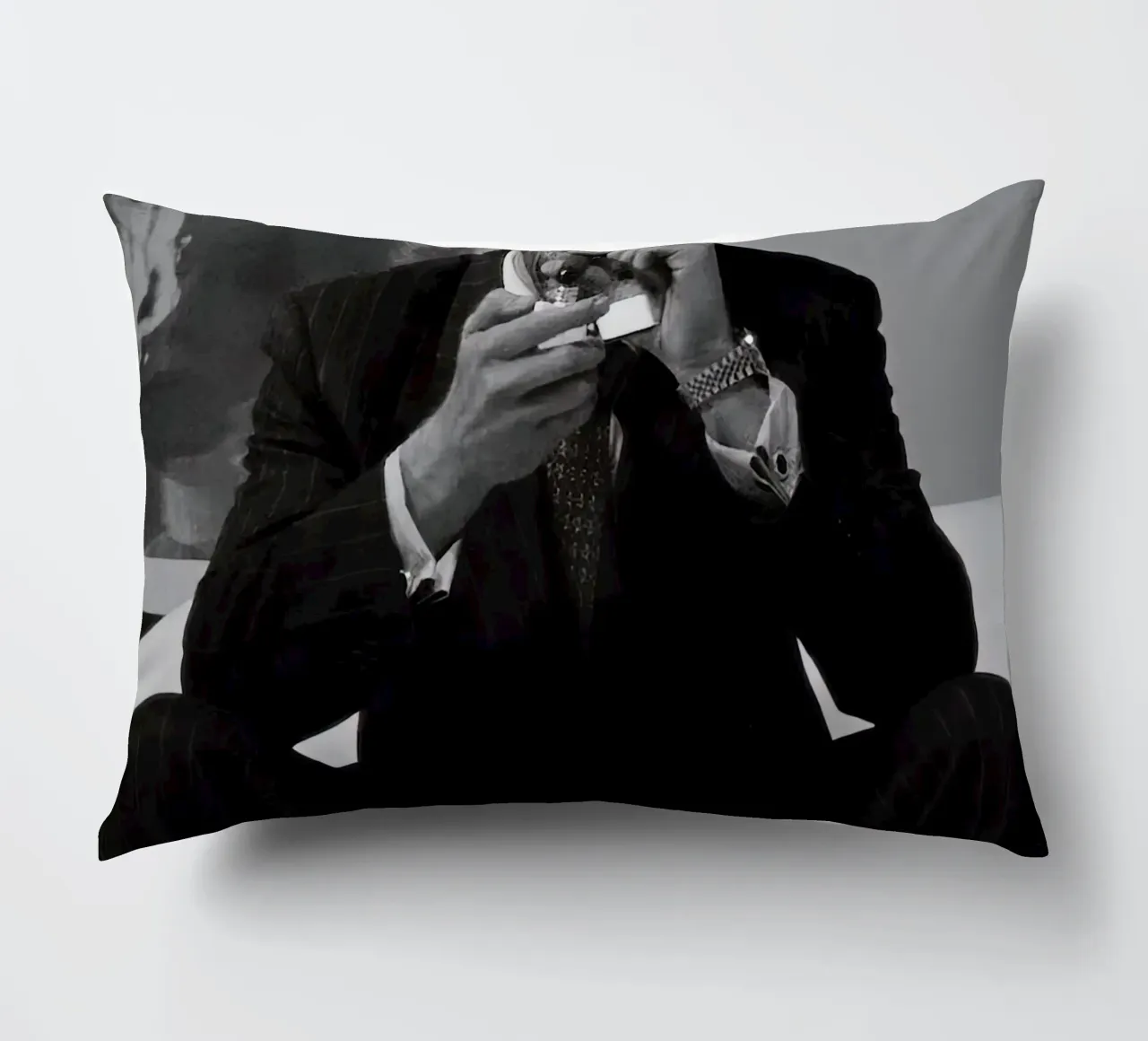 Patrick Bateman cuscino da aaron Shop