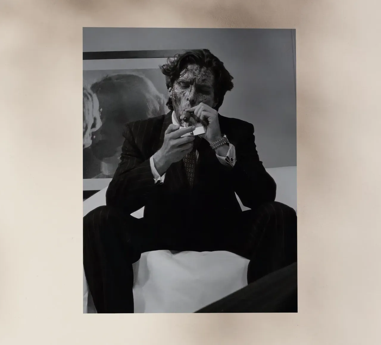 Patrick Bateman pellicola backlit da aaron Shop