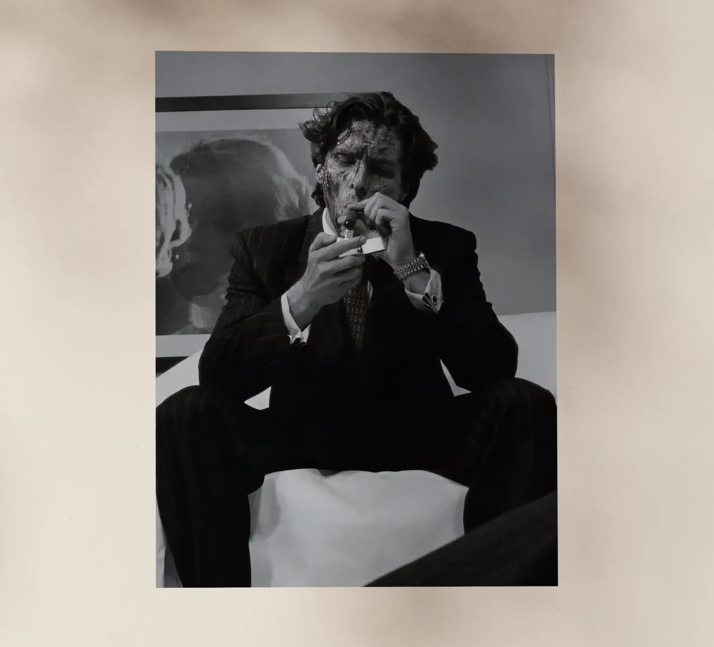 Patrick Bateman backlit folie van aaron Shop