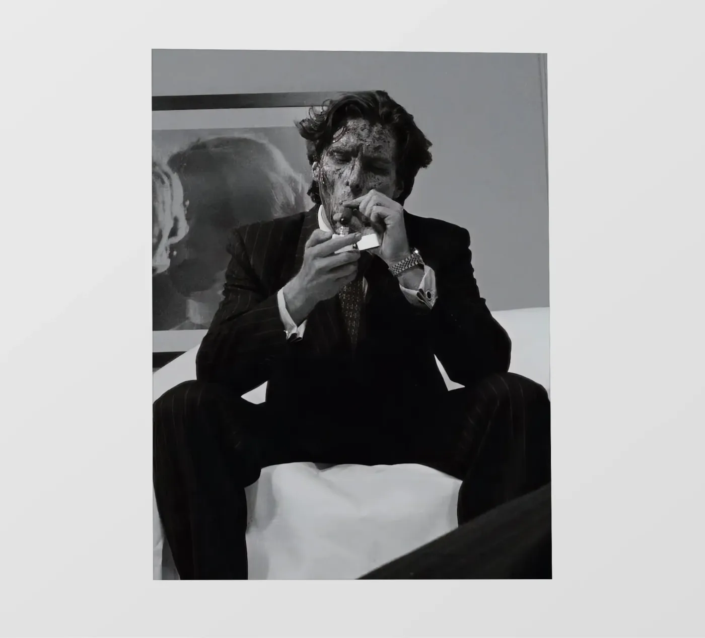 Patrick Bateman fotobehang van aaron Shop